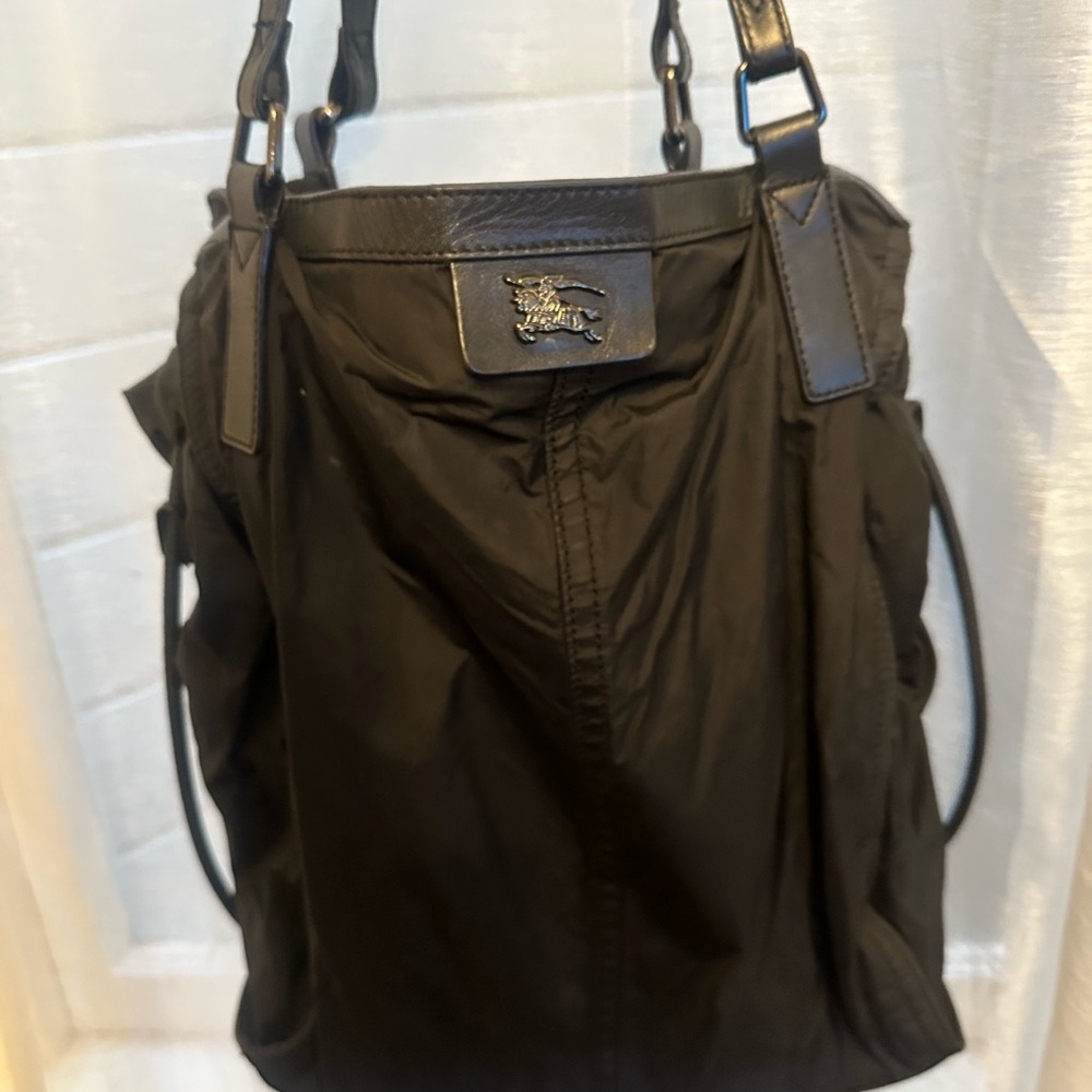Burberry Nylon tote bag black